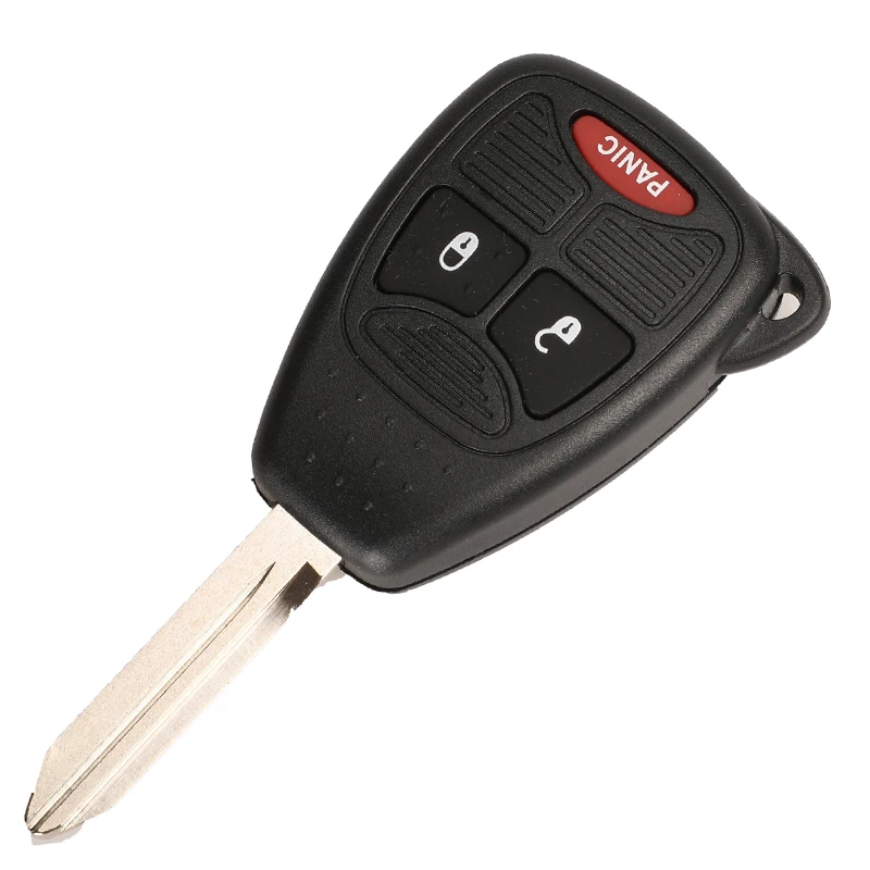 2 Buttons Panic Jingyuqin 3/4/5/6 Кнопки дистанционного Fob ключа автомобиля чехол Shell для Dodge Dakota Durango Зарядное устройство Jeep Grand Cherokee Chrysler 300 города - Цвет: 2 Buttons Panic