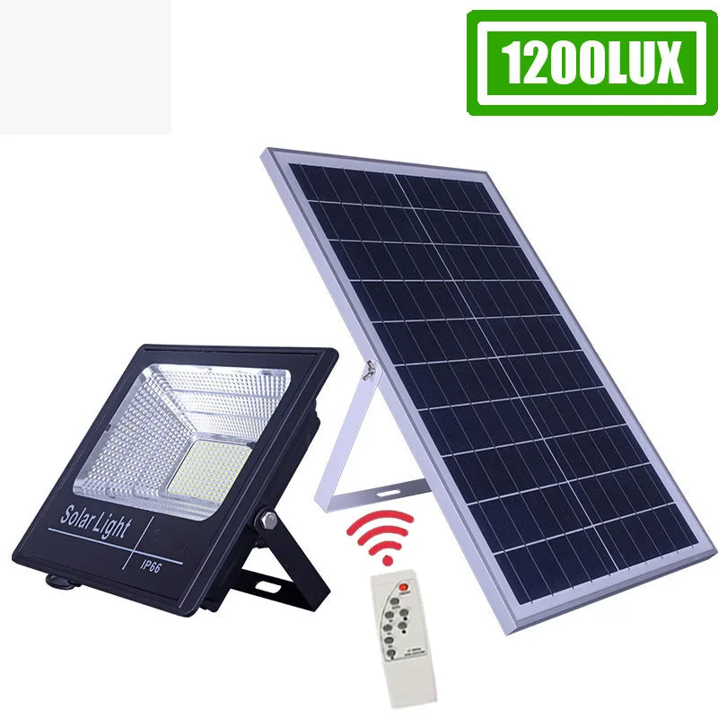 200 Вт Солнечный СВЕТОДИОДНЫЙ светильник Панель лампа фермы Дистанционное