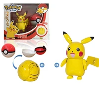 takara tomy pokemon deformation pokeball figures toys transform pikachu charizard squirtle action figure model dolls kids gifts