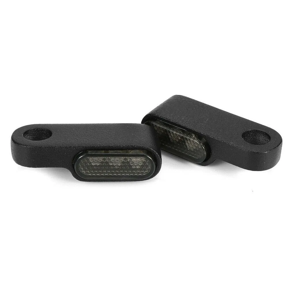 

8mm Mini Motorcycle Turn Signals Indicator Light Amber 2PCS Lamp Durable