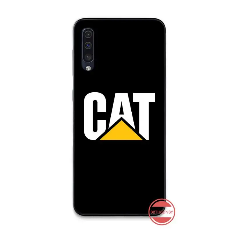 Желтые чехлы с логотипом Caterpillar DOZER чехол для телефона Samsung A20 A30 30s A40 A7 2018 J2 J7 prime J4