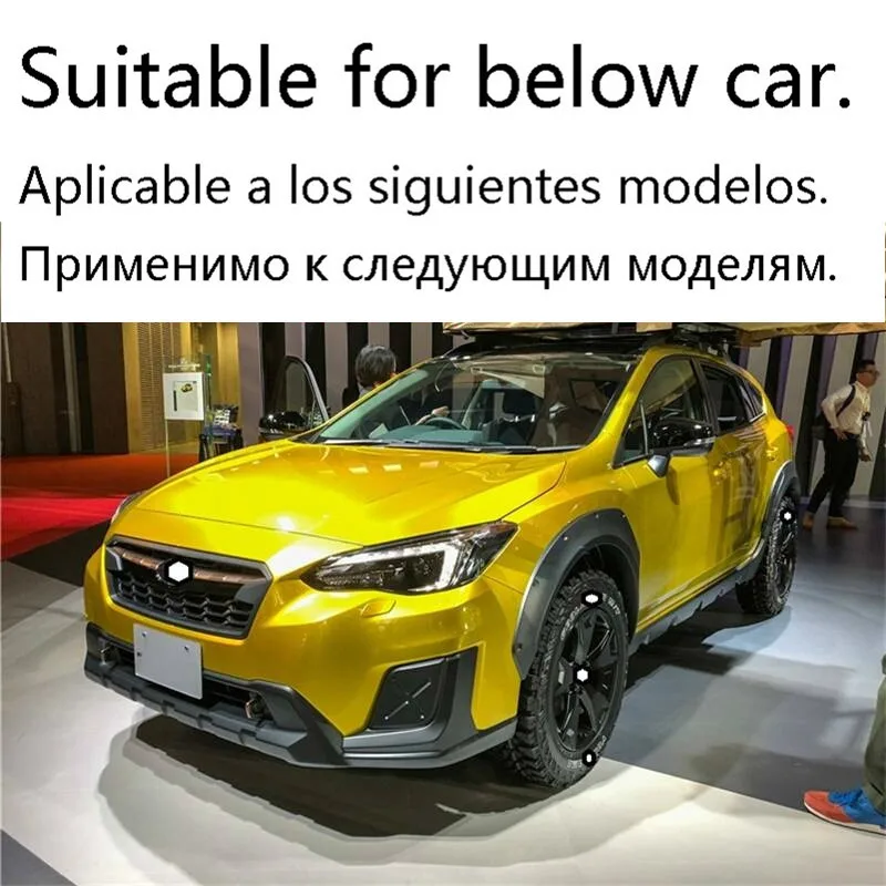 Protecter Modified Decorative Accessory Decoration Automovil Tunning Rear Diffuser Styling Car Front Lip Bumper 18 FOR Subaru XV |