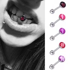 Модный пирсинг языка в стиле панк, со словами, из нержавеющей стали, кольца со Штангами, забавные украшения для тела со штангой для женщин и девочек