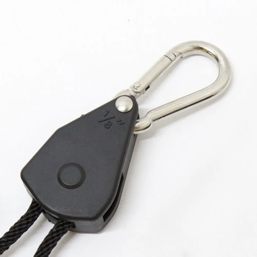 1 Пара регулируемых шкивов для подъема веревки с храповым механизмом