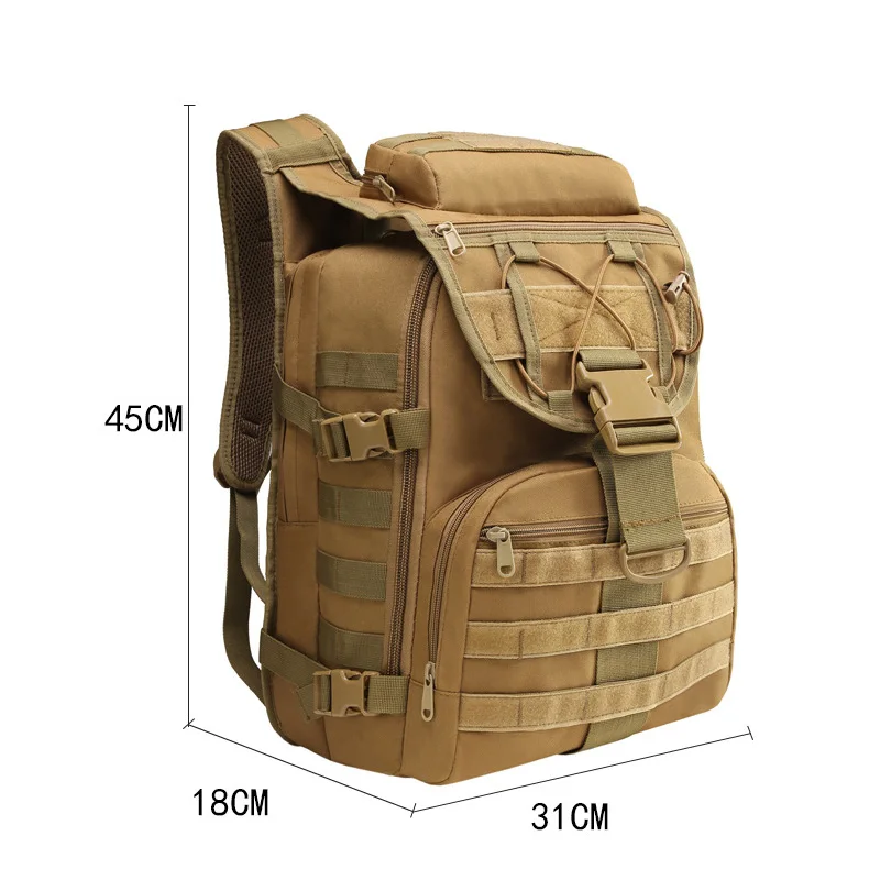 Вместительный армейский мужской тактический военный рюкзак 30 л большой