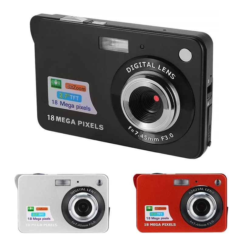 

2.7 Inch LCD Rechargeable 16MP Digital Camera Portable Digital for Photography Kids Travel Camping Gifts