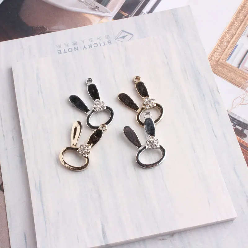 Подвеска в виде кролика 10 шт./лот 19*11 мм | Украшения и аксессуары