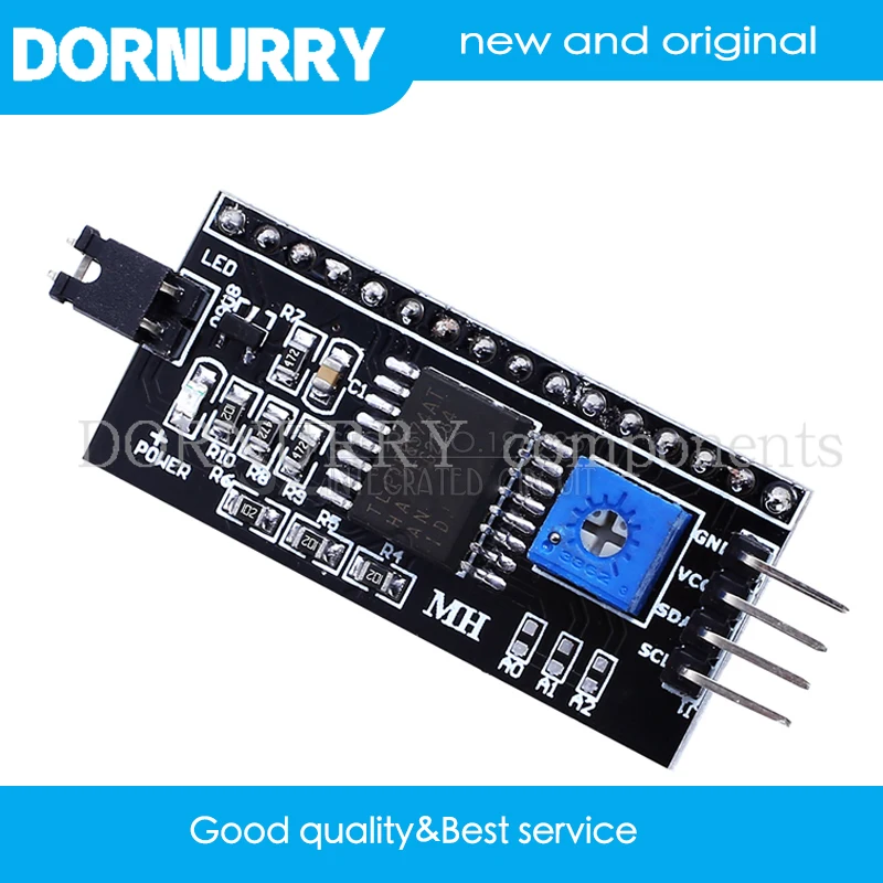 

5 шт. 1602 2004 ЖК-адаптер пластина IIC I2C/интерфейс LCD 1602 I2C ЖК-адаптер для arduino Новый DORNURRY