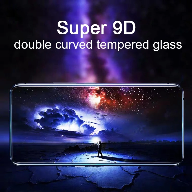 Полное покрытие экрана из закаленного стекла для One plus 7/7 T Защитная пленка 7 Pro