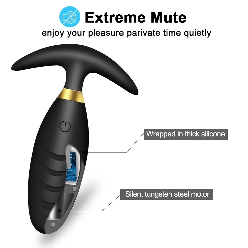 Vibrator Prostate Massager Fidget Toys Anal Plug Remote Control Sex For Men Women Adults 18 + | Красота и здоровье