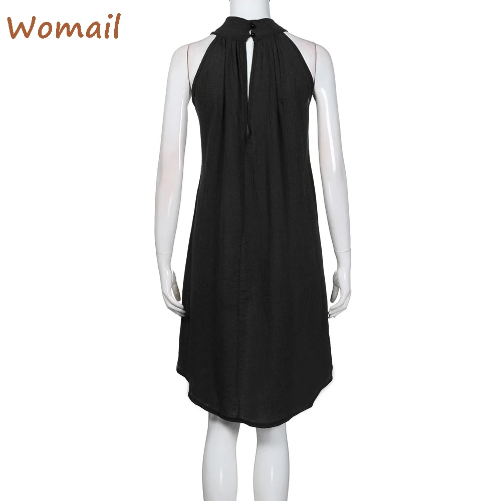 Женские праздничные платья с бретелькой через шею 2020 платье О образным вырезом