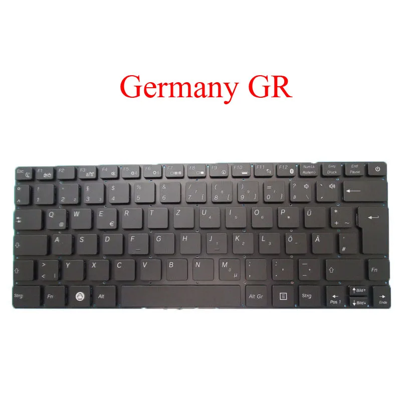Клавиатура для ноутбука GR GK KR pcexpert Lafite II 2 Германия Греция Корея Черная