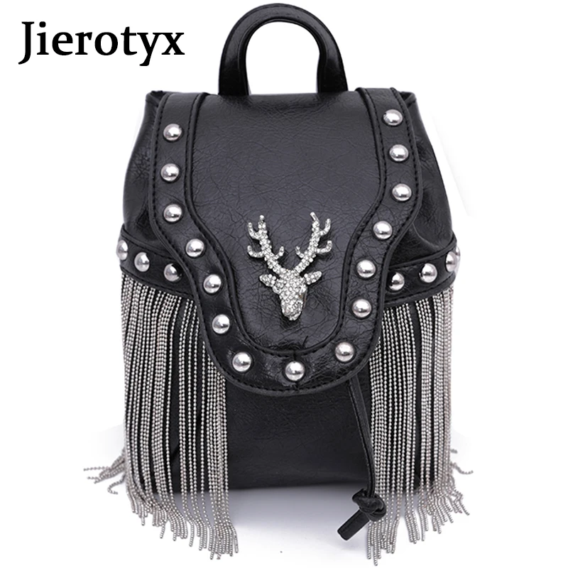 JIEROTYX, модная, Готическая, рок кожа, Ретро стиль, стимпанк, сумка на плечо, сумочка для монет, женская сумка-мессенджер