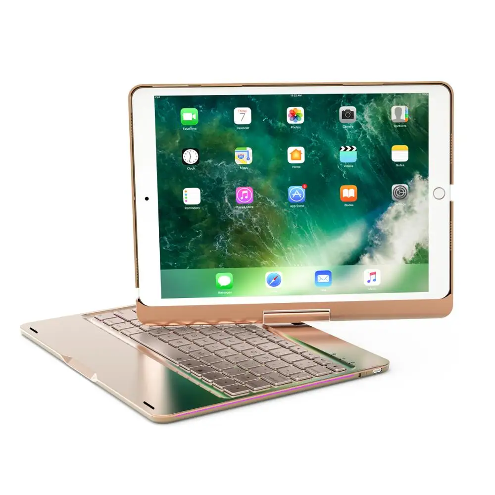 Для iPad Air 3 10 5 ''вращающаяся Беспроводная Bluetooth-клавиатура с Цветной