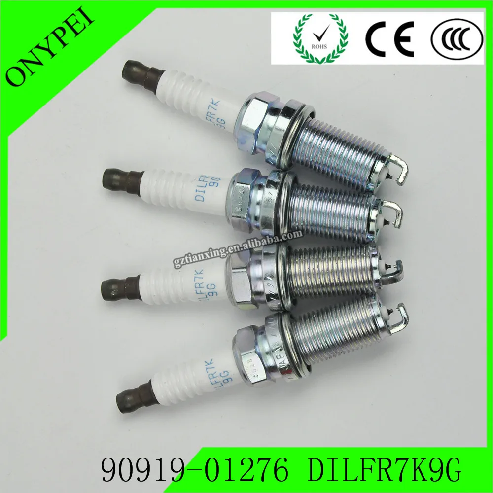 4 шт. 90919 01276 DILFR7K9G двойная иридиевая Свеча зажигания для Lexus 2017 GS Turbo 2016 GS200t 2008 GS300