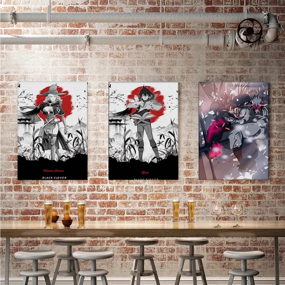 

Nordic Canvas Black Clover Poster Hd Prints Pictures Anime Painting Muur Kunstwerk Modern Voor Woonkamer Modulaire Home Decor