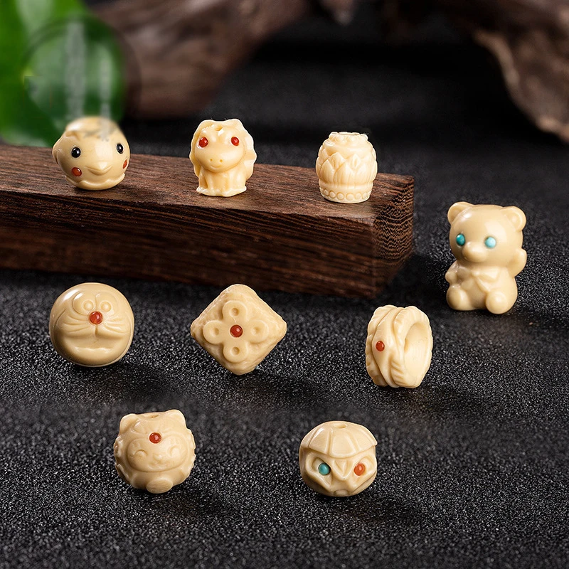 

Желтые искусственные нефритовые камни, маленький медведь, одиночные камни, аксессуары для самостоятельного изготовления, подвески, брасле...