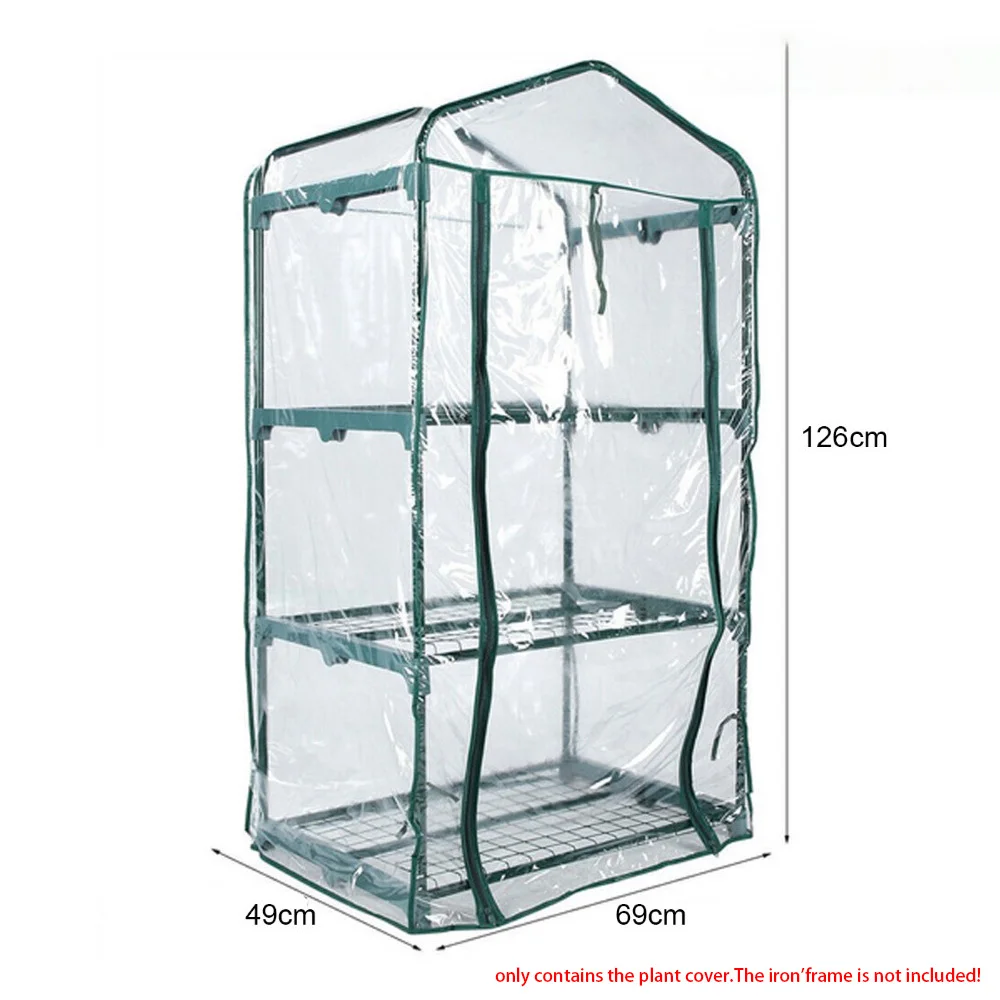 Мини палатка для теплиц складная прозрачная Водонепроницаемая садовая крышка