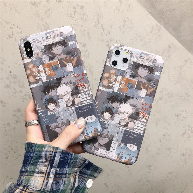 Японский Манга мальчик мультфильм чехол для телефона iPhone 11 Pro XS Max XR 7 8 6 6s Plus