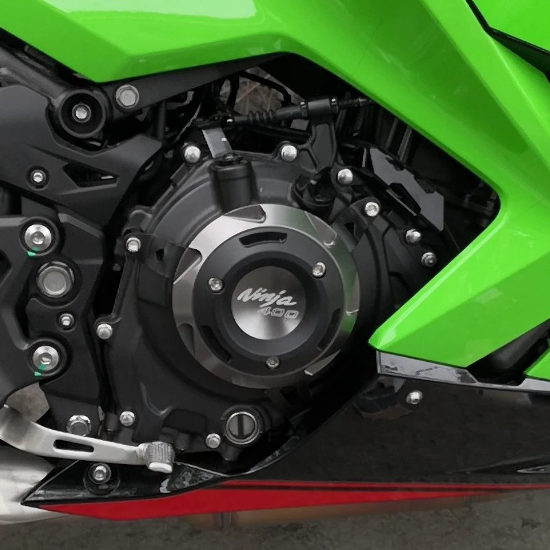 

Motorcycle CNC Engine Stator Cover Crash Pad Engine Guard Protection For KAWASAKI NINJA400 NINJA 400 2018 2019 2020 Green Black