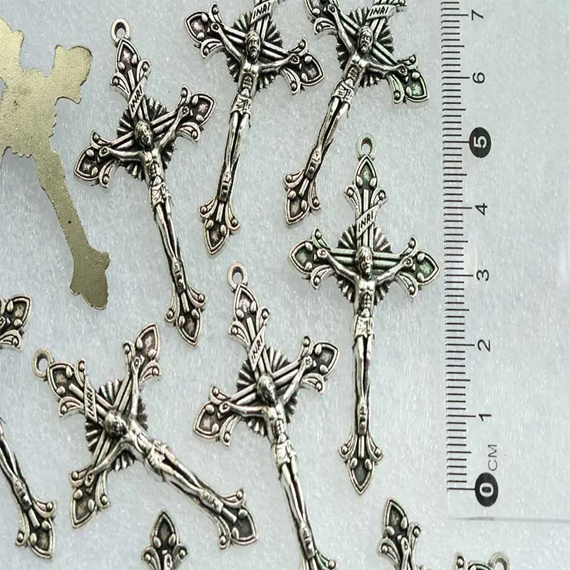 Винтажный браслет с крестом Иисуса цепочка подвеской ювелирные изделия|Шармы| |