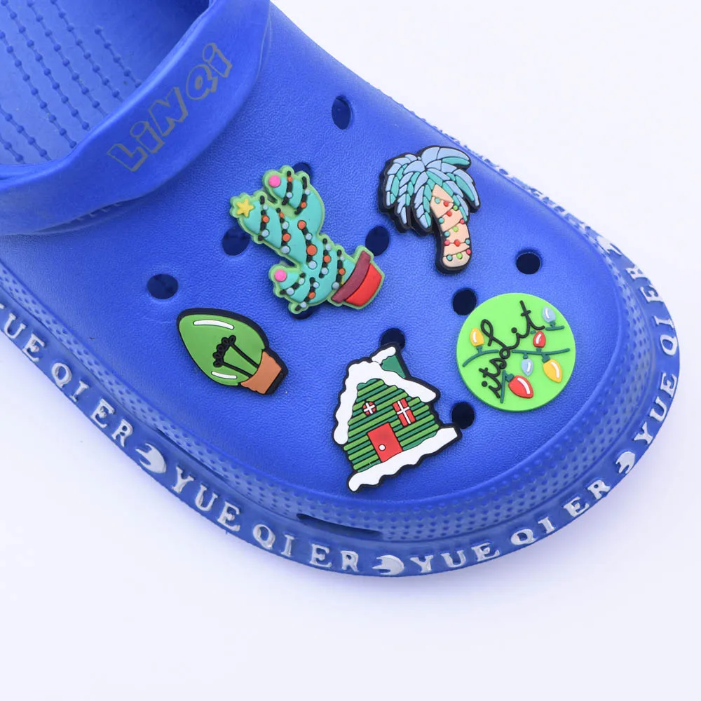 Симпатичные аксессуары подвески для обуви из ПВХ животные шар автомобиль