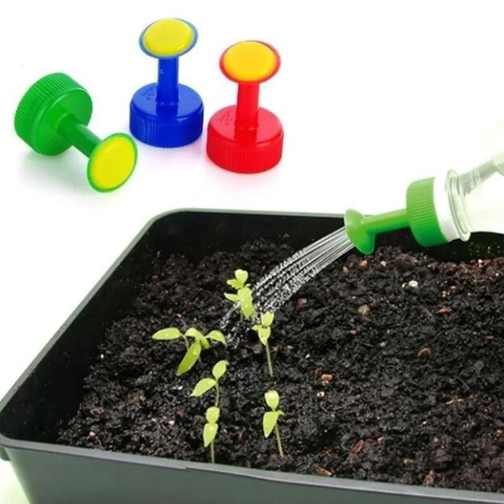 Пластиковые банки для полива горшков 3 шт. маленькие насадки разбрызгивателя