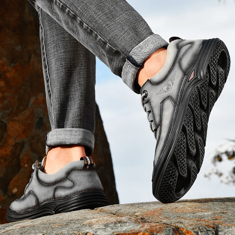 Новые мужские треккинговые ботинки горные Мужская Уличная охотничья обувь для