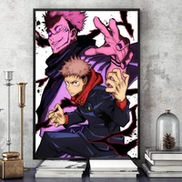 home decor canvas hd print jiu jitsu kaisen sukuna anime painting cool modular picture wall art poster artwork frameless