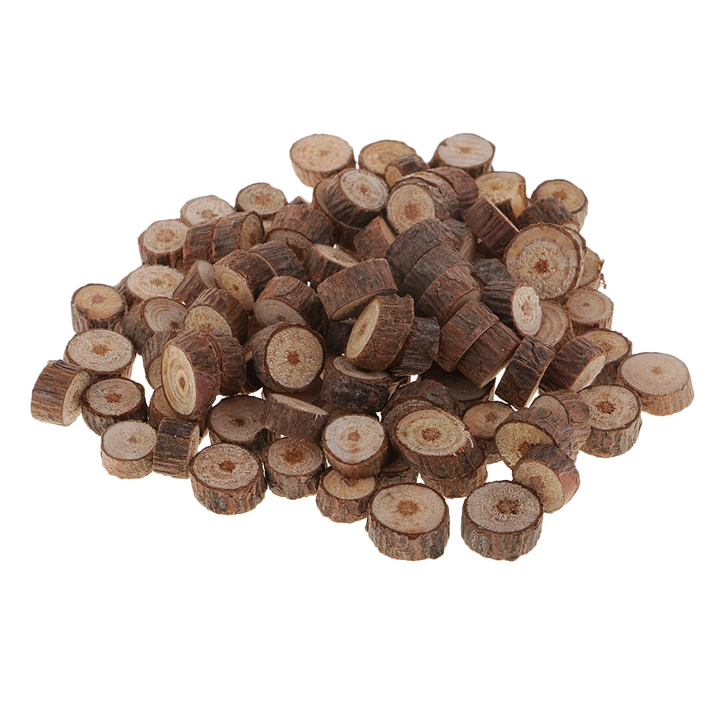 

100 Mini Wooden Logs for DIY Decor Craft Wedding Rustic Wooden
