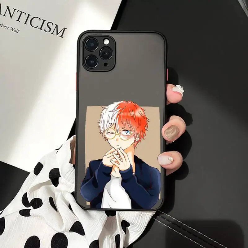 

Shoto Todorok Phone Case Matte Transparent for iPhone 7 8 11 12 s mini pro X XS XR MAX Plus cover funda