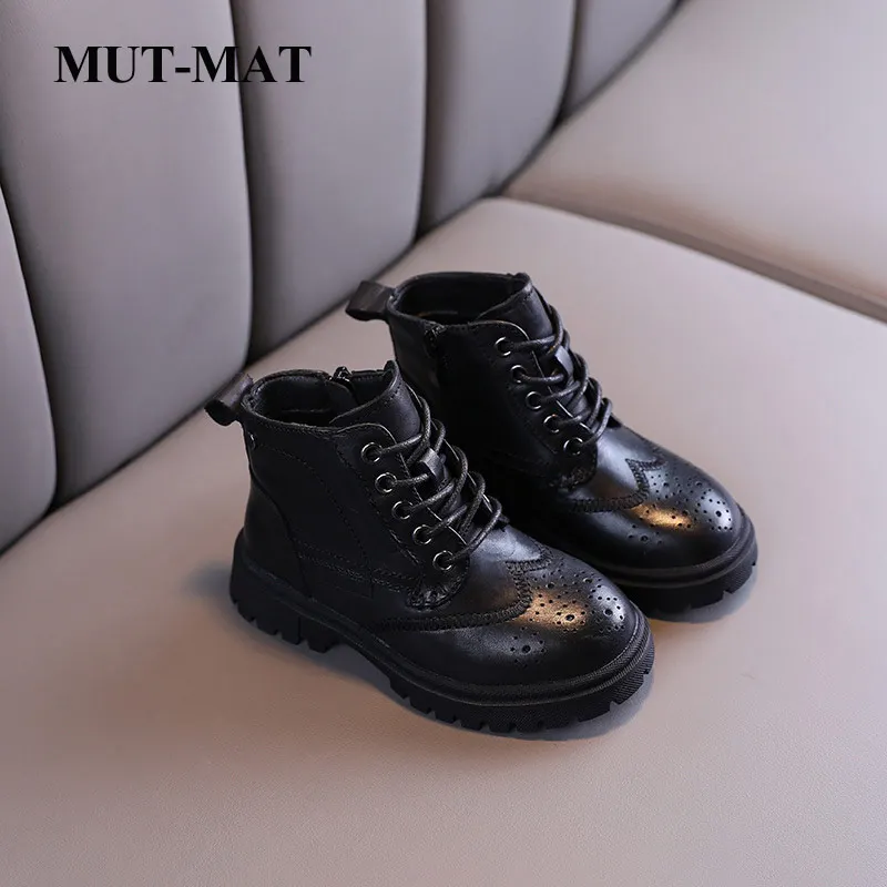 Детская обувь 2020 модная новинка осенние повседневные короткие ботинки для