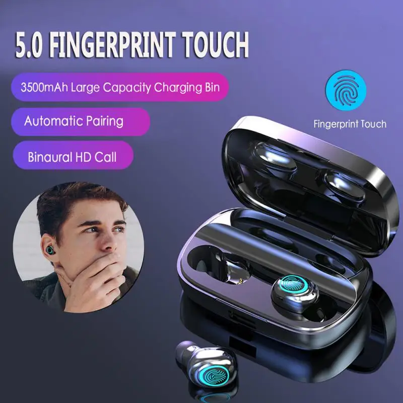 TWS стереонаушники S11 с поддержкой Bluetooth 5 0 и защитой Ipx5|Наушники гарнитуры| |