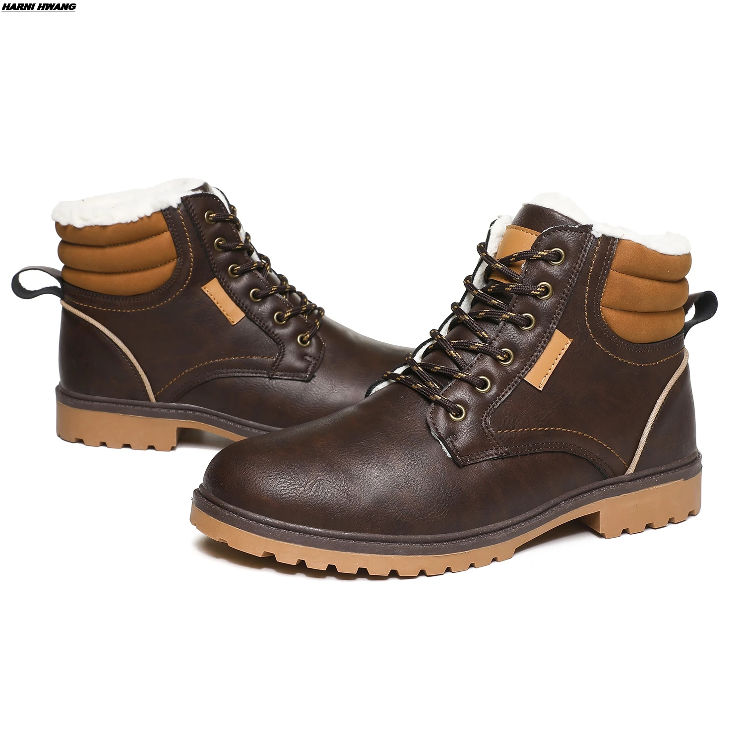 Мужские удобные зимние ботинки размеры 40 45|Зимние сапоги| |