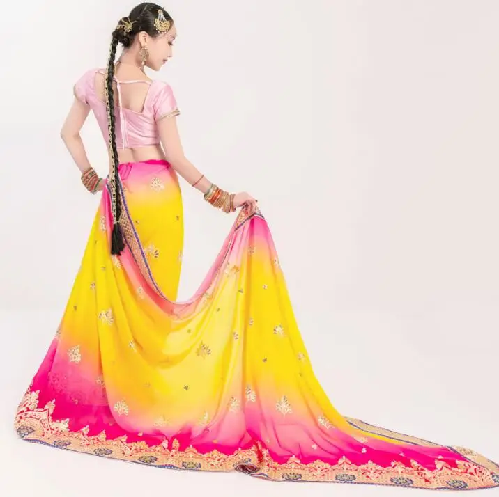 Женский красивый танцевальный шарф в индийском стиле|Одежда из Индии и