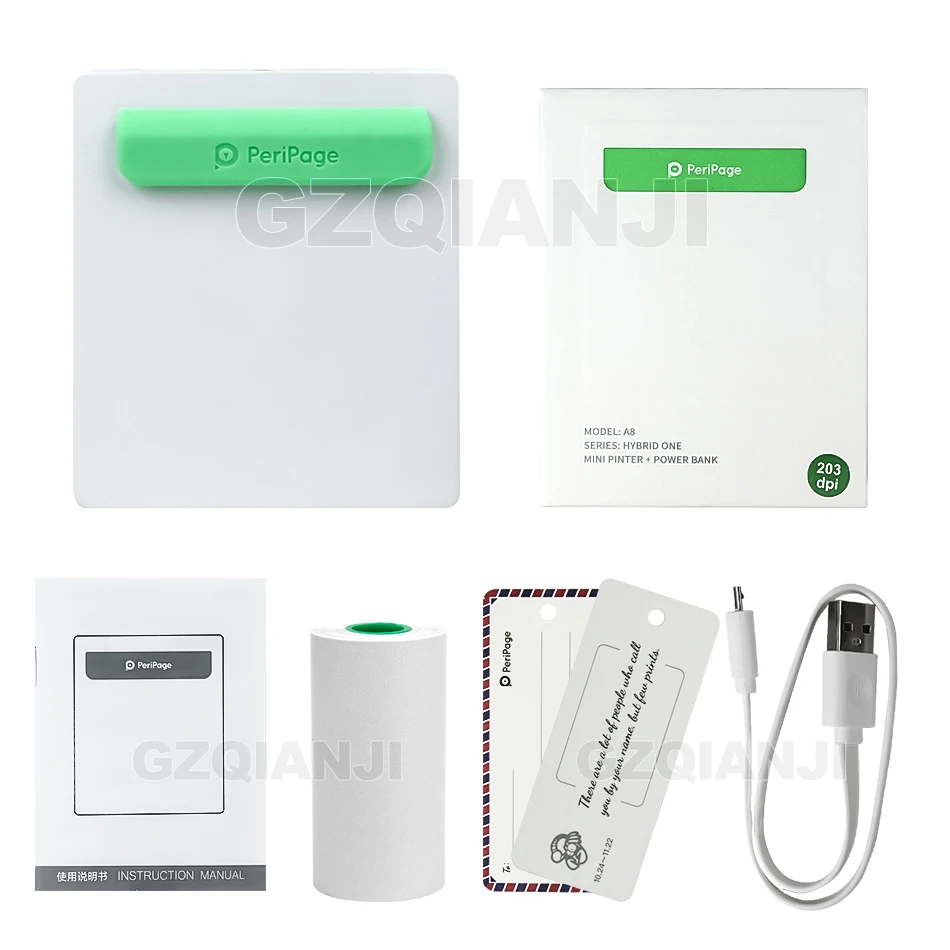 Фотопринтер Appp 58 мм с функцией AR / Power Bank для android/iOS | Компьютеры и офис