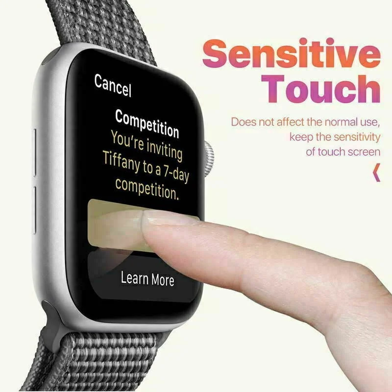 Экран из закаленной пленки для смарт-часов 44 мм 4 3 2 3d изогнутая поверхность