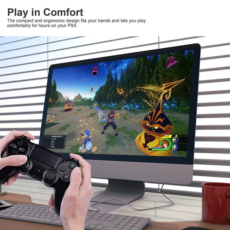 Bluetooth беспроводной/проводной джойстик для контроллера PS4 Геймпад встроенный