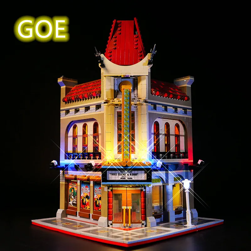 

Светодиодный светильник для Lego10232 совместим с дворец Кино (только в том случае, светодиодный светильник в комплекте)