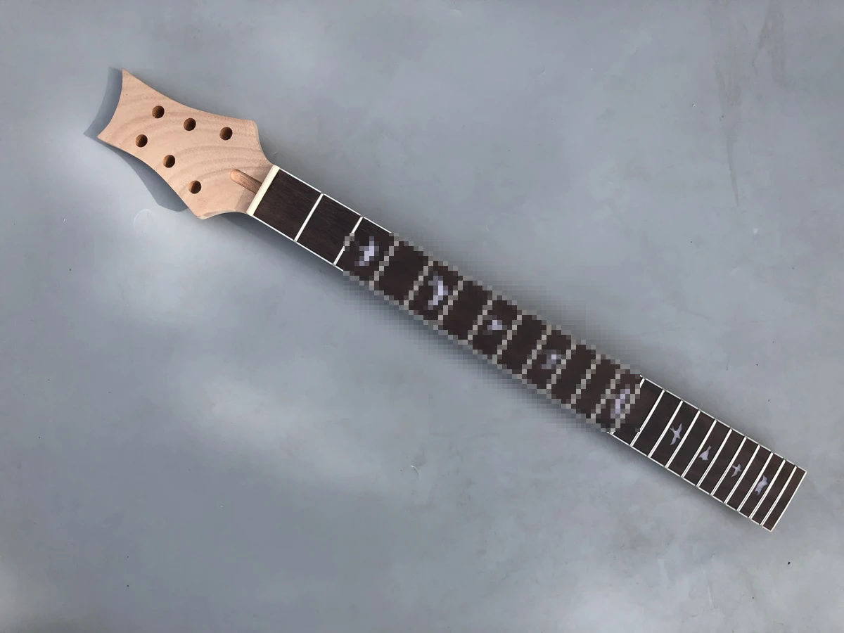 

Diy Guitar NECK PRS 22 Fret 25.5Inch MAHOGANY BRID INLAY Rosewood Fretboard