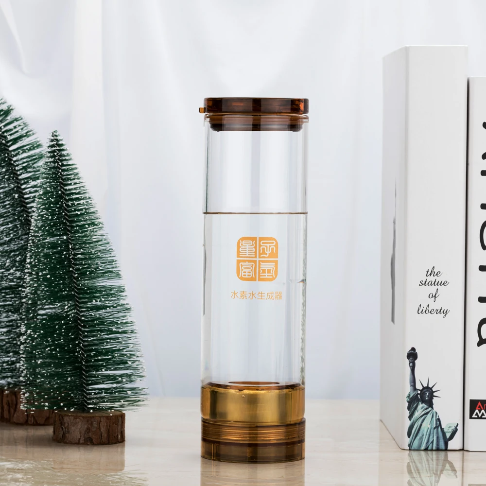 Генератор водородной воды бутылка квантового стекла электролиз ORP щелочной H2