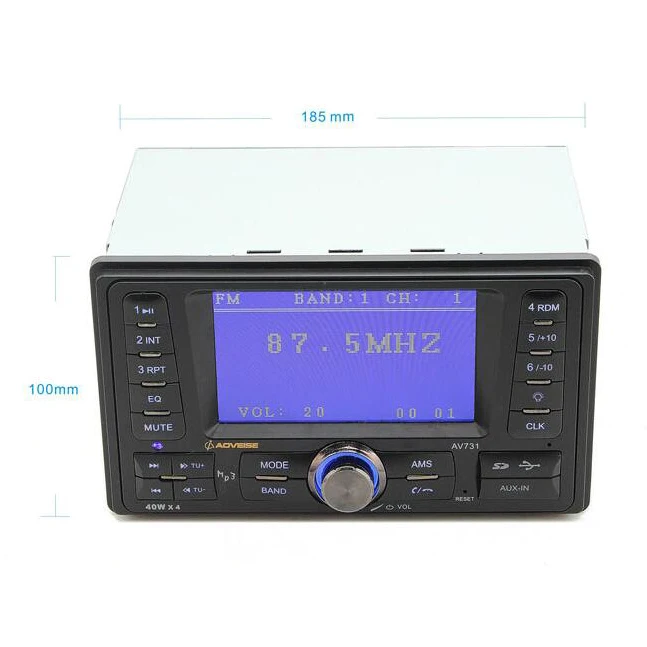 Aoveise Автомобильный Mp3 U диск автомобильное аудио-радио приемник большой экран с