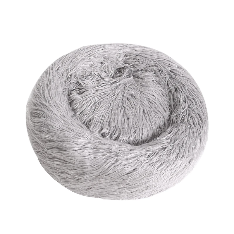 

Super Long Hair Comfortable Warm Round Pet Kennel Cat Bed Four Seasons General Pet Supplies Cat Bed Dog Bed Pet Beds