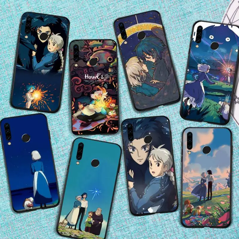 

Studio Ghibli Howl's Moving Castle Phone Case For Huawei Honor view 7a5.45inch 7c5.7inch 8x 8a 8c 9 9x 10 20 10i 20i lite pro