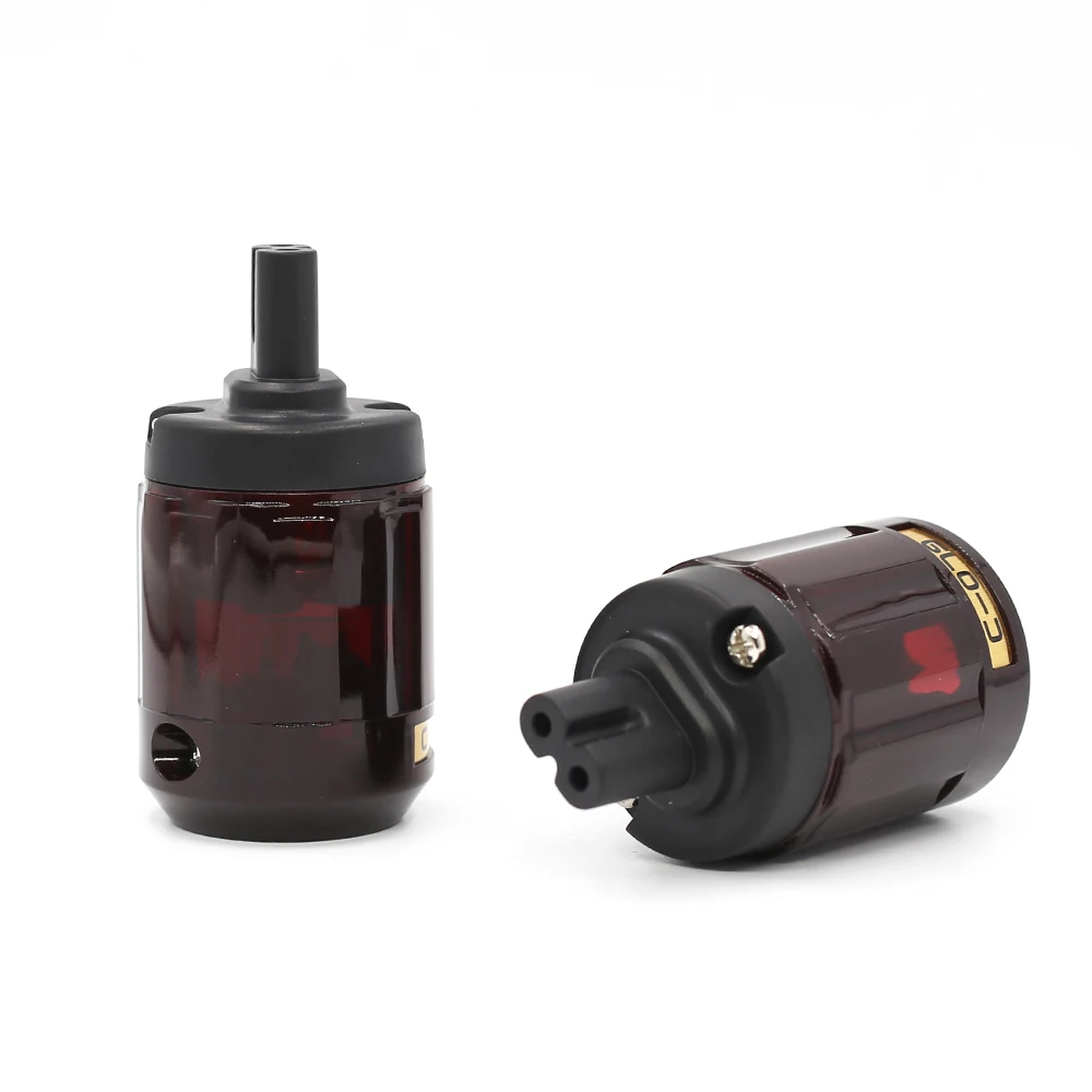 Штепсельная Вилка 2 шт. Hi Fi разъем адаптер для штекера 8 IEC C7 аудиокабель