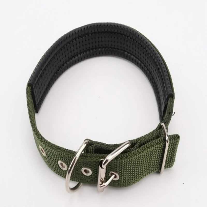 Немецкая овчарка ошейник для собак Мягкая кожа подкладка полипропиленовый