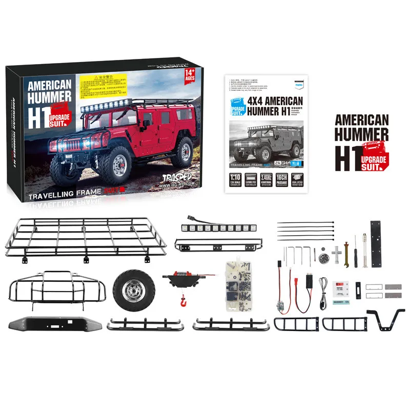 Игрушки JTY 1:10 Hummer Радиоуправляемая машина 4x4 30 км/ч система привода из сплава