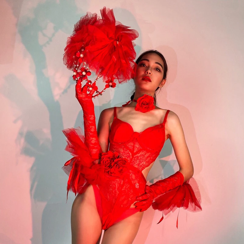 

Женское Кружевное боди Gogo XS2599, сексуальный клубный костюм с вырезами, одежда для сценического шоу, клуба, фестиваля