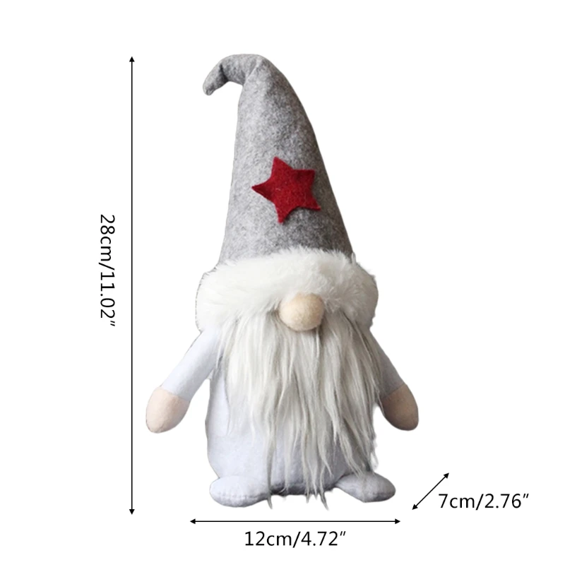 

Christmas Gnome Snowflake Heart Star Swedish Elf Farmhouse Ornaments
