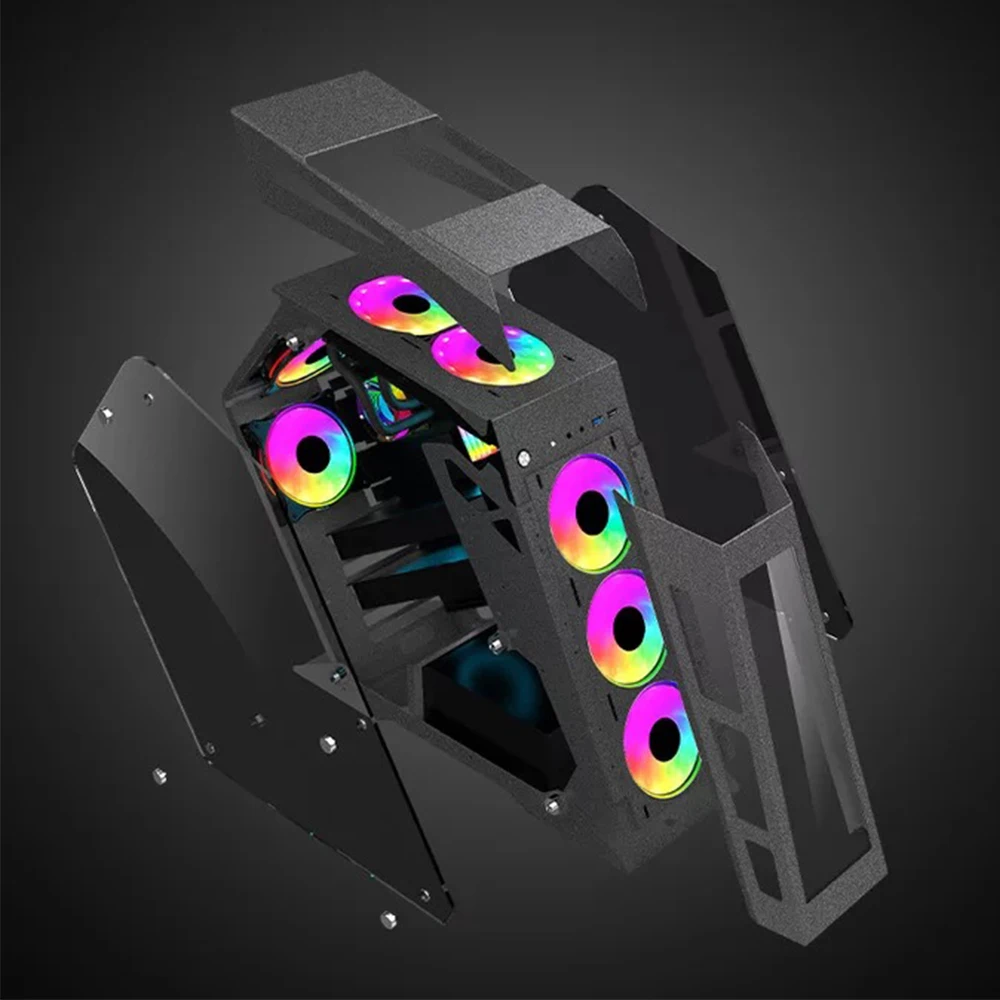 Прозрачная боковая панель из закаленного стекла чехол для игрового компьютера